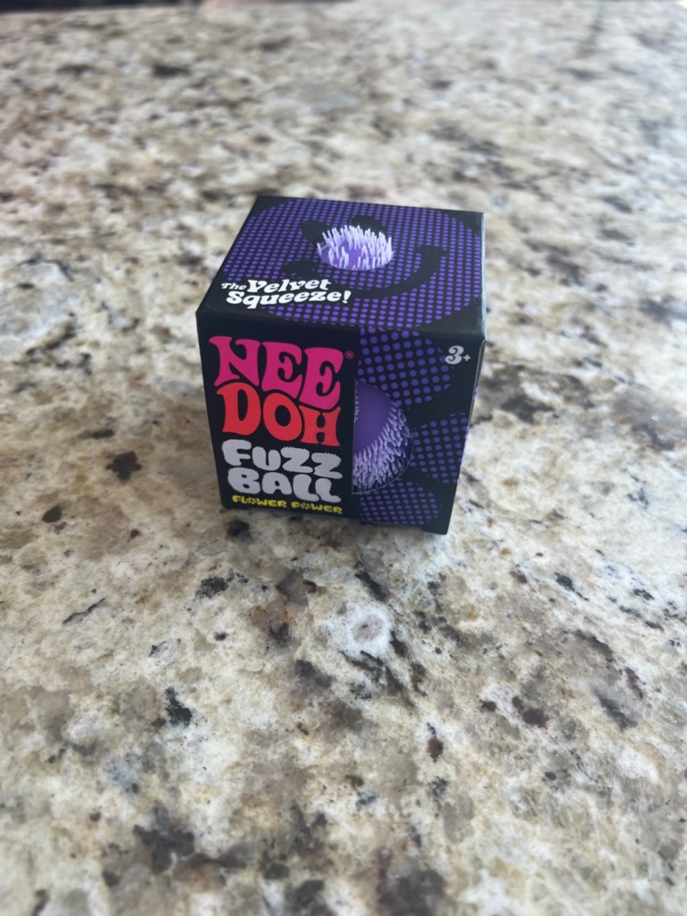 Fuzz Ball Purple Kids Sensory Toy